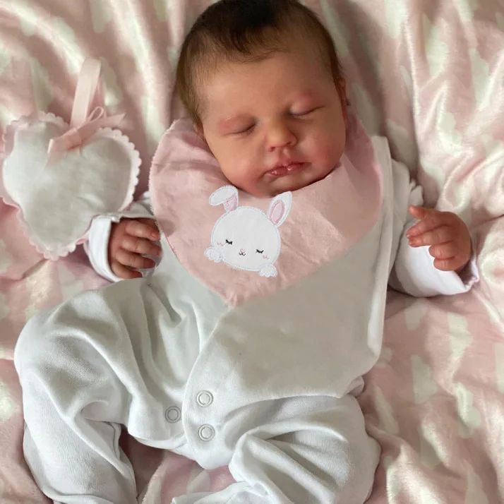 Reborn Baby Doll Silicone Realistic - 49CM peluche cuerpo completo silicona Viny