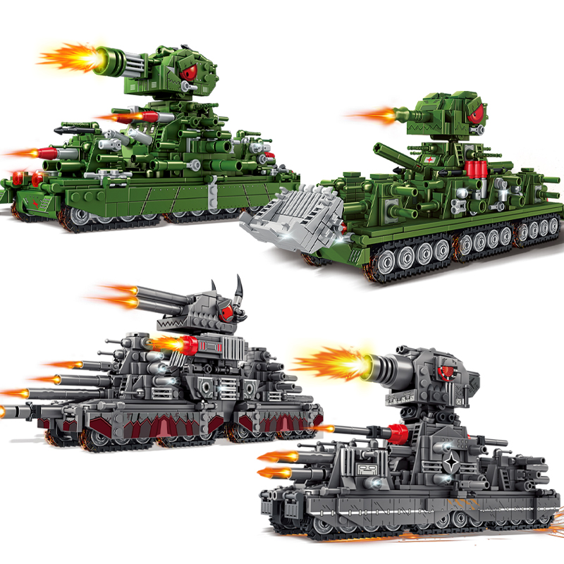 Lego Compatible Military Tank - Tank World-Juego de bloques de construcción