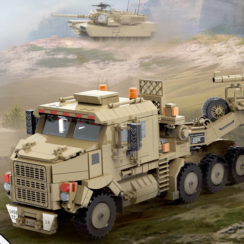 Lego Compatible Military Tank - Set de Bloques de Construcción de