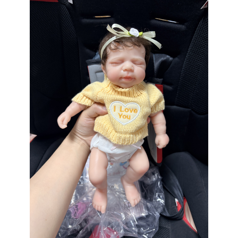 Reborn Baby Doll Silicone Realistic - Muñeca Reborn Pascale de 12 pulgadas,