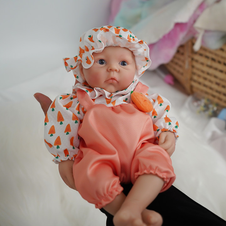 Reborn Baby Doll Silicone Realistic - Muñeca bebé de silicona de cuerpo