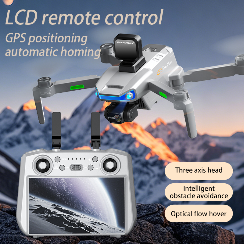 Fpv Brushless Rc Drone 4K - AE3 PRO Max nuevo LCD SC