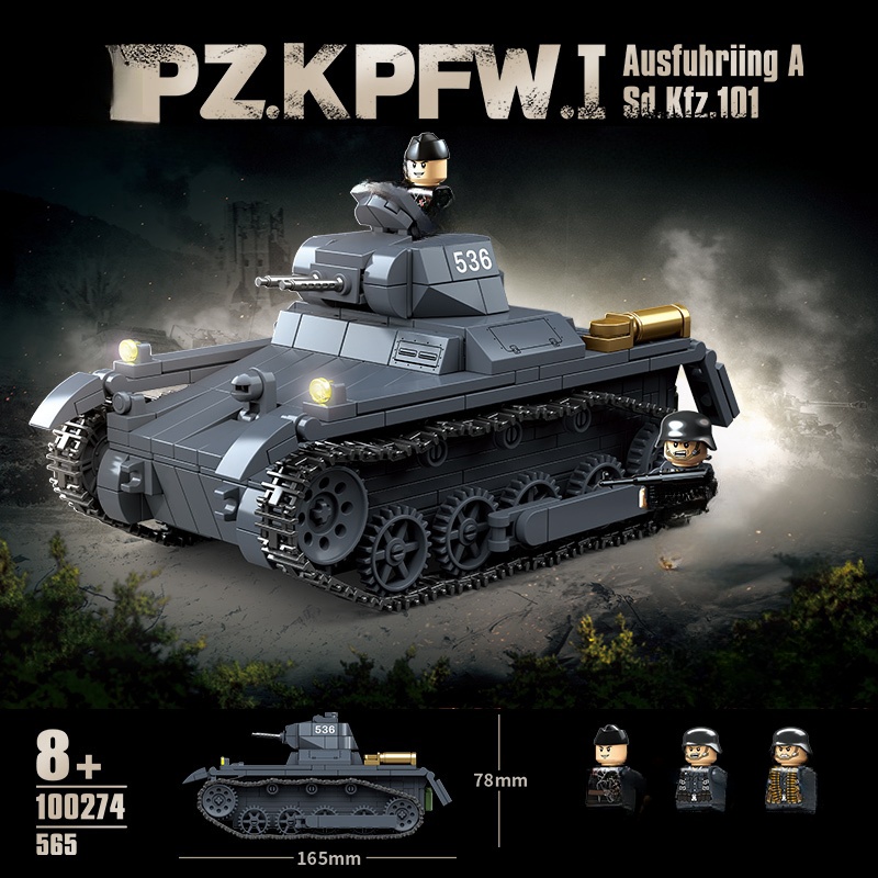 Lego Compatible Military Tank - Nuevo tanque de armas militares de