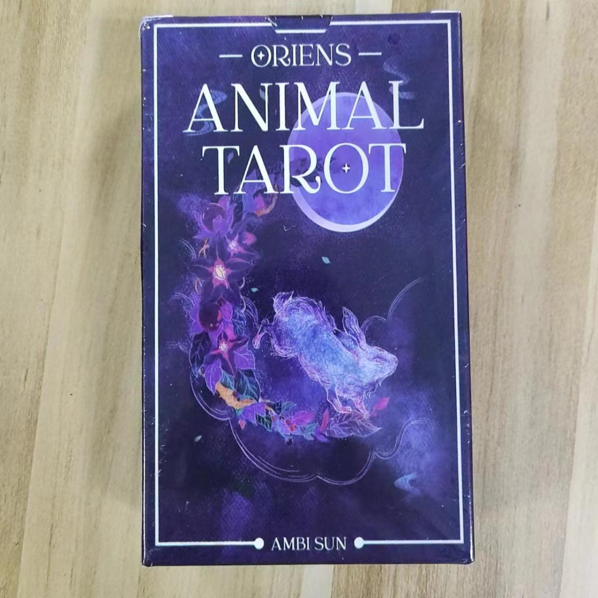 Tarot Cards Deck With Guidebook - Cartas de Tarot de animales Oriens,