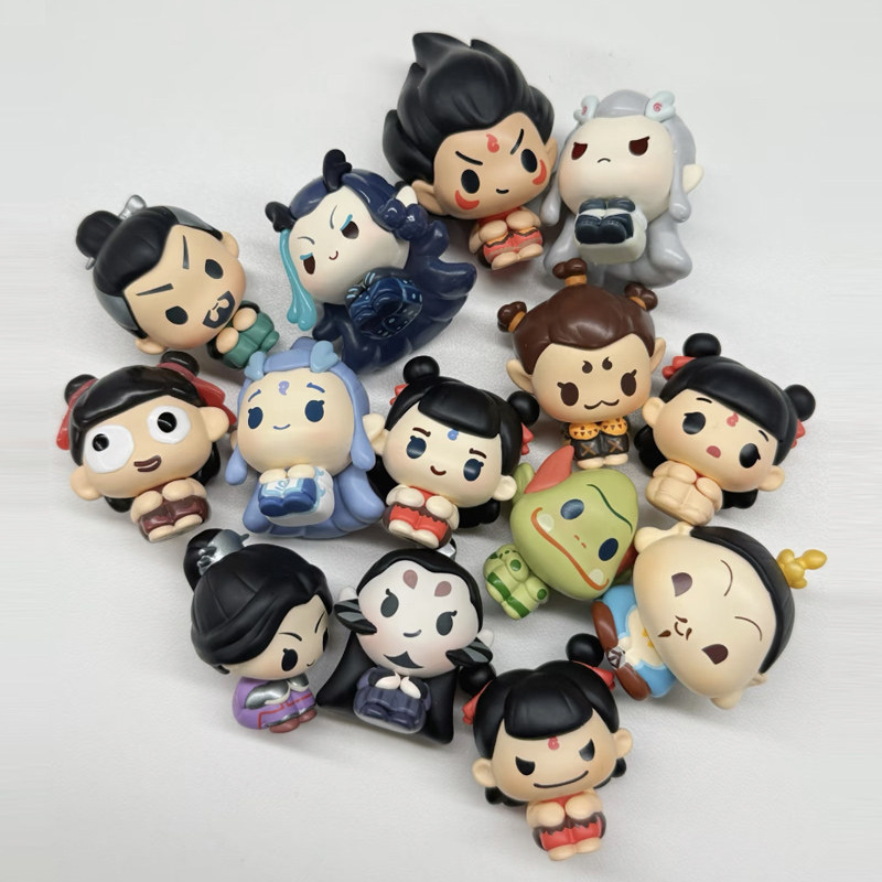 Anime Action Figure Blind Box - Ne Zha 2 Sit In A