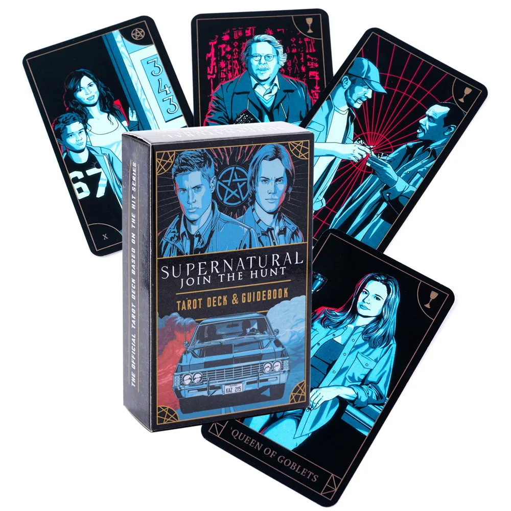Tarot Cards Deck With Guidebook - Baraja de Tarot Sobrenatural y Guía,