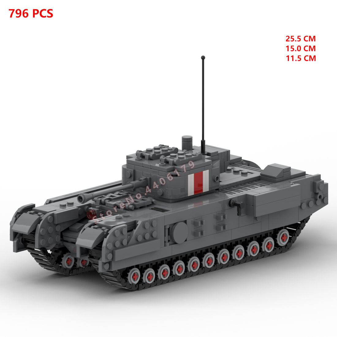 Lego Compatible Military Tank - Vehículos de tanque de infantería del