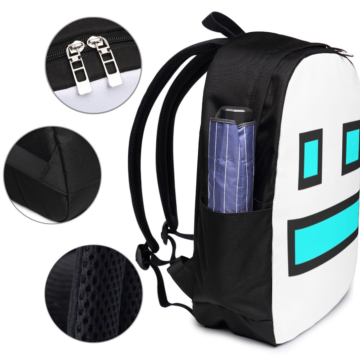 Mochila Geometry Dash para vid - Video Games reseña y precio