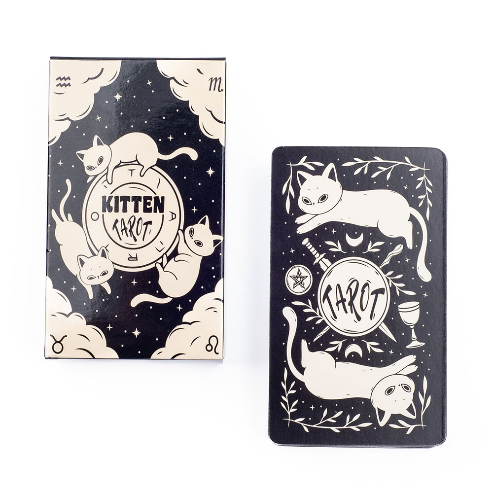 Baraja de Tarot de gatito, 78  - Tarot Cards Deck With Guidebook reseña y precio