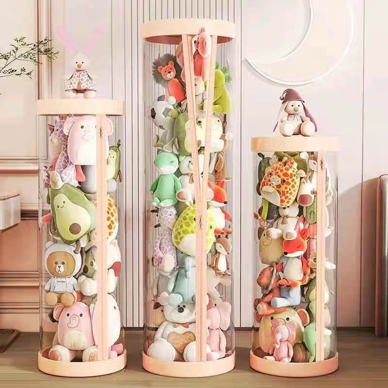 Contenedor cilíndrico transpar - Dolls reseña y precio