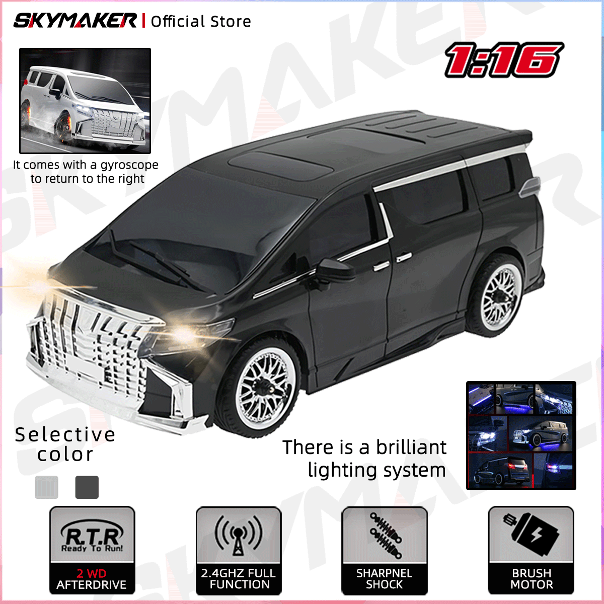 MN68 Coche de Derrape RC a Esc - Rc Drift Car 1 24 Scale 4Wd reseña y precio