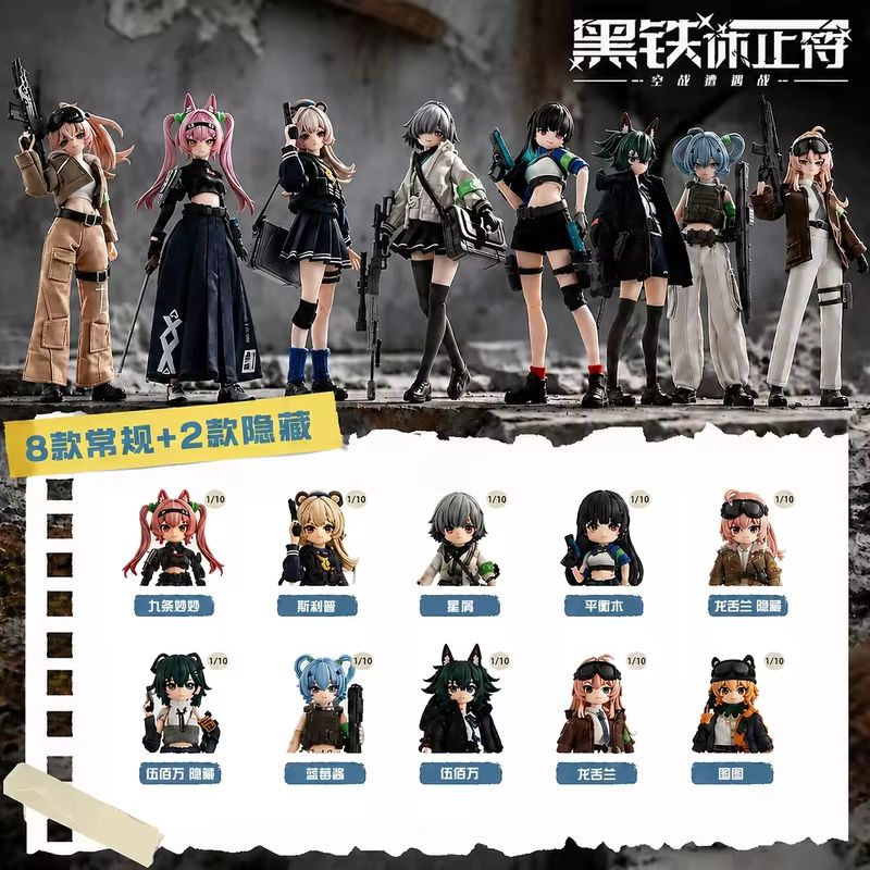 2026 New Eden Toys Serie Black - Anime Action Figure Blind Box reseña y precio