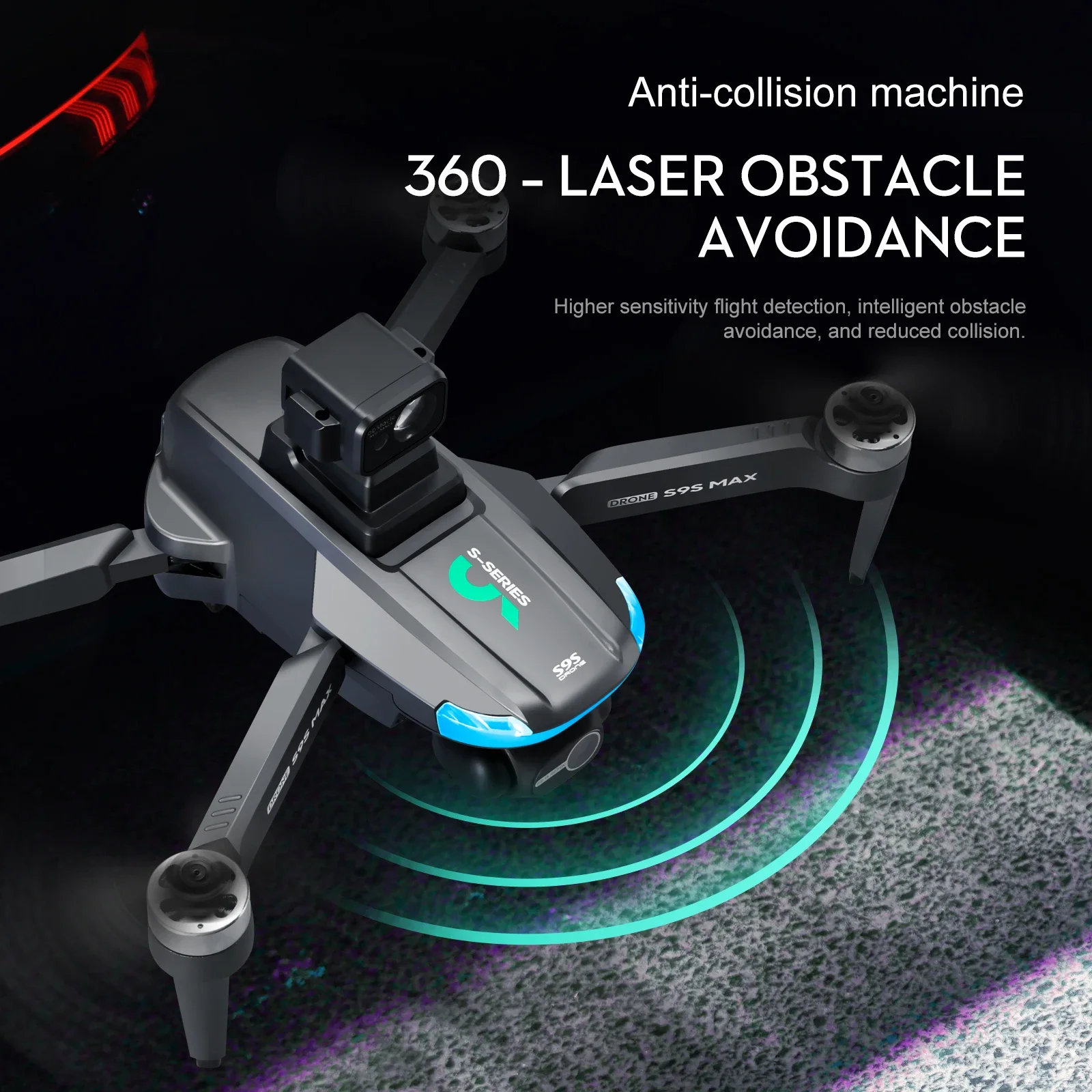 Nuevo S9S MAX MINI Drone 4K 2  - Fpv Brushless Rc Drone 4K reseña y precio