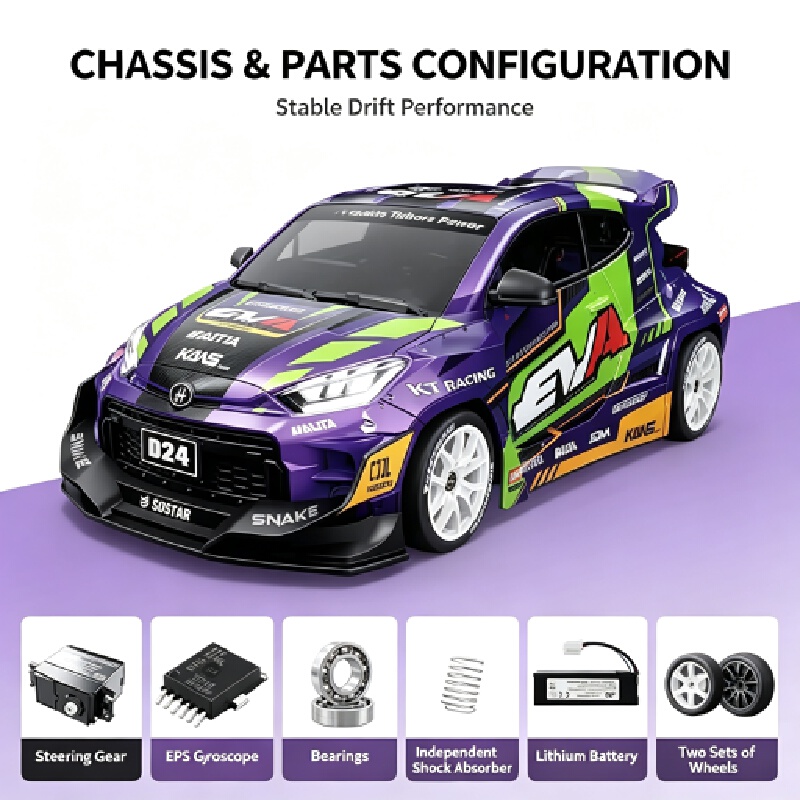 Hongxing Nuevo D24, Coche RC d - Rc Drift Car 1 24 Scale 4Wd reseña y precio