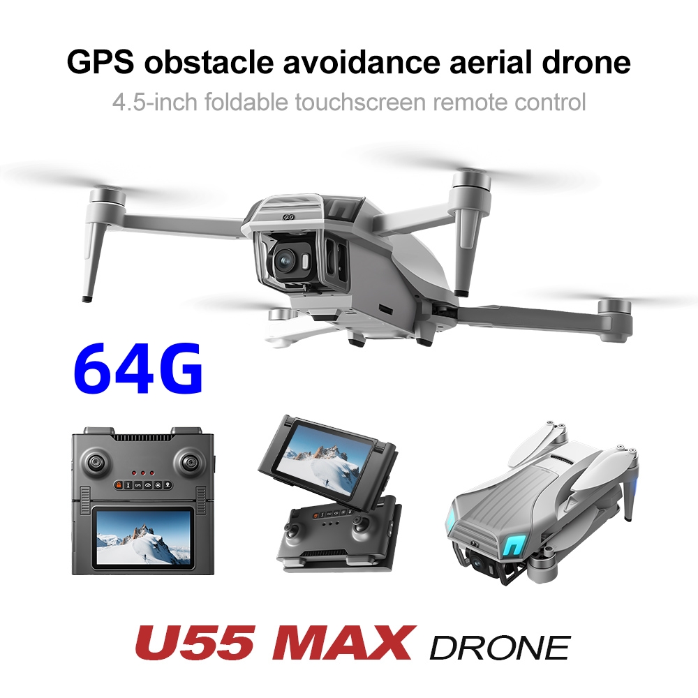 Dron NCZOBOE U55 Profesional c - Fpv Brushless Rc Drone 4K reseña y precio