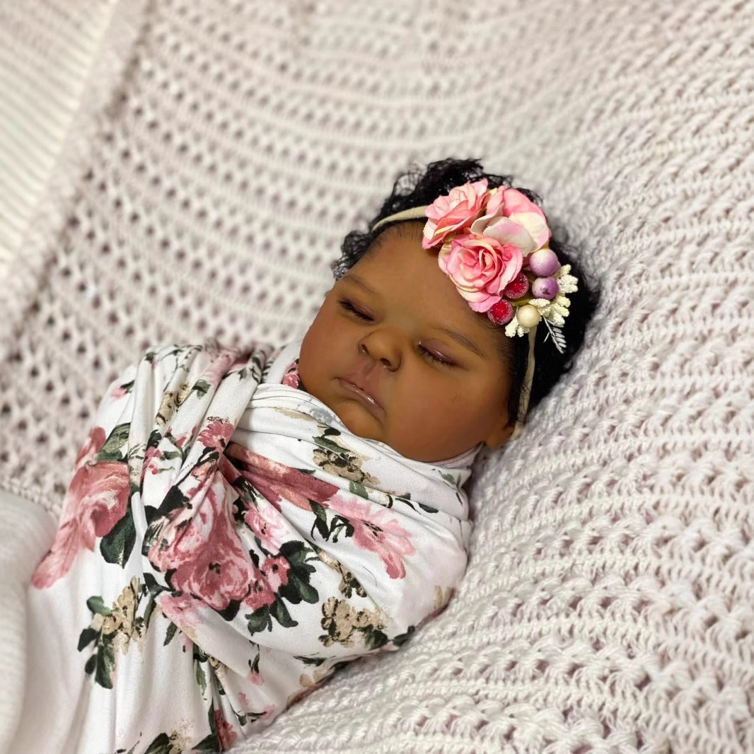 Melocotones de piel oscura, mu - Reborn Baby Doll Silicone Realistic reseña y precio