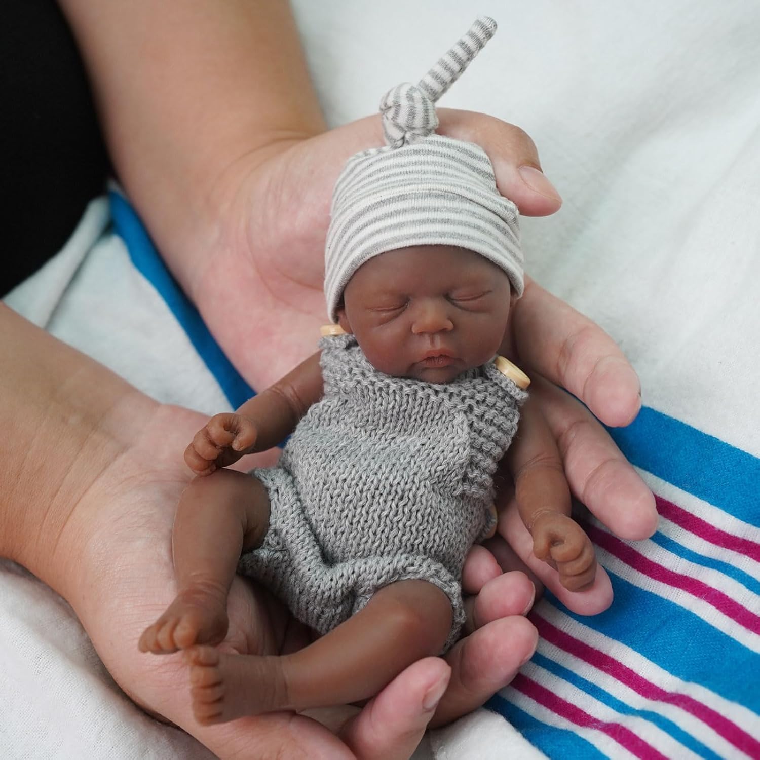 Muñecas Reborn de 7 pulgadas c - Reborn Baby Doll Silicone Realistic reseña y precio