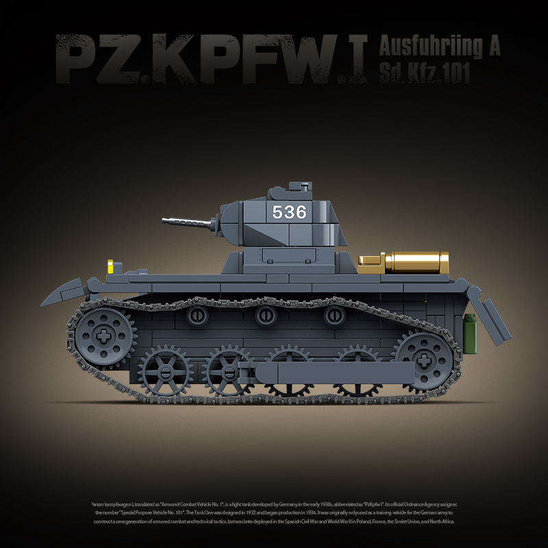 Nuevo tanque de armas militare - Lego Compatible Military Tank reseña y precio