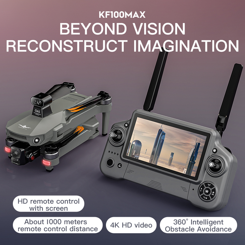 KF100 MAX GPS Drone 4K Cámara  - Fpv Brushless Rc Drone 4K reseña y precio