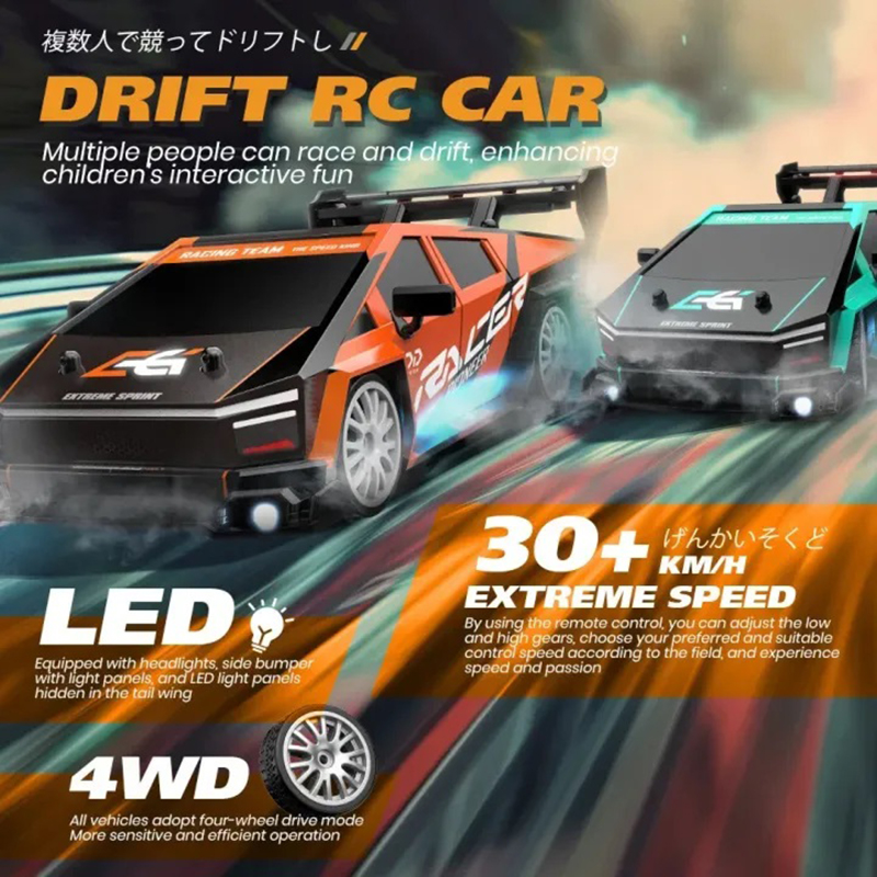 Coche teledirigido RC Drift 2, - Rc Drift Car 1 24 Scale 4Wd reseña y precio
