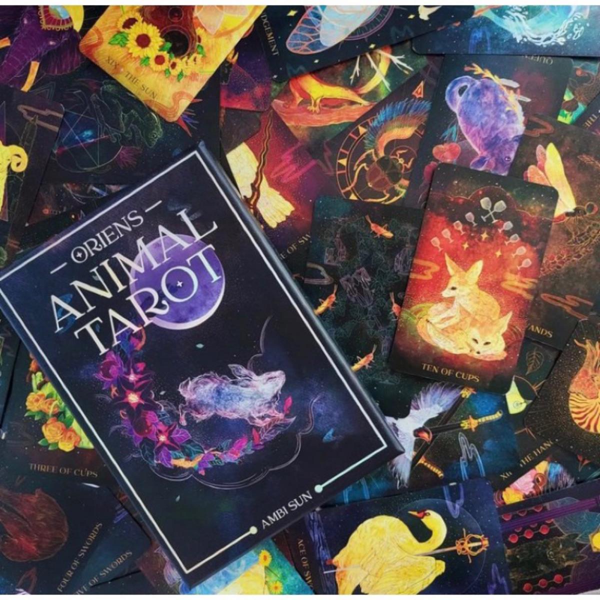 Cartas de Tarot de animales Or - Tarot Cards Deck With Guidebook reseña y precio