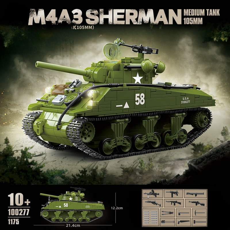 Nuevas armas militares de la S - Lego Compatible Military Tank reseña y precio