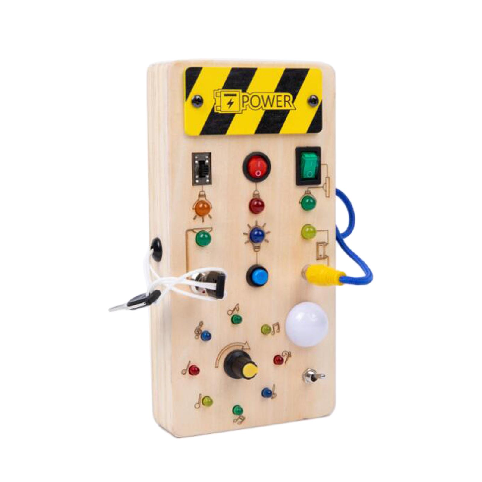 Tablero Sensorial de Madera co - Montessori Wooden Busy Board Toddler reseña y precio