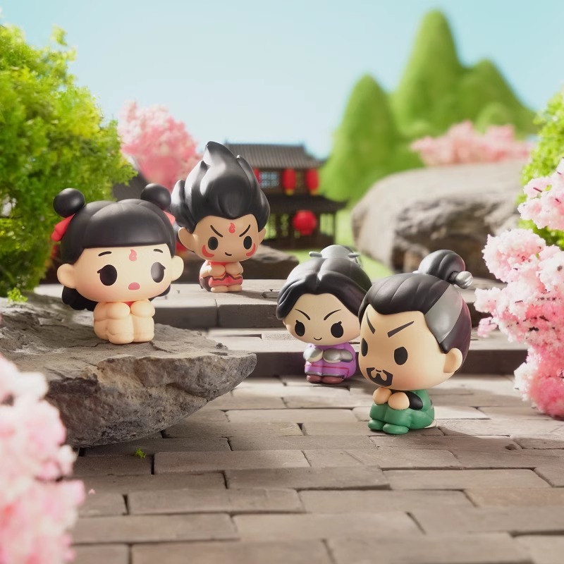Ne Zha 2 Sit In A Row Series b - Anime Action Figure Blind Box reseña y precio