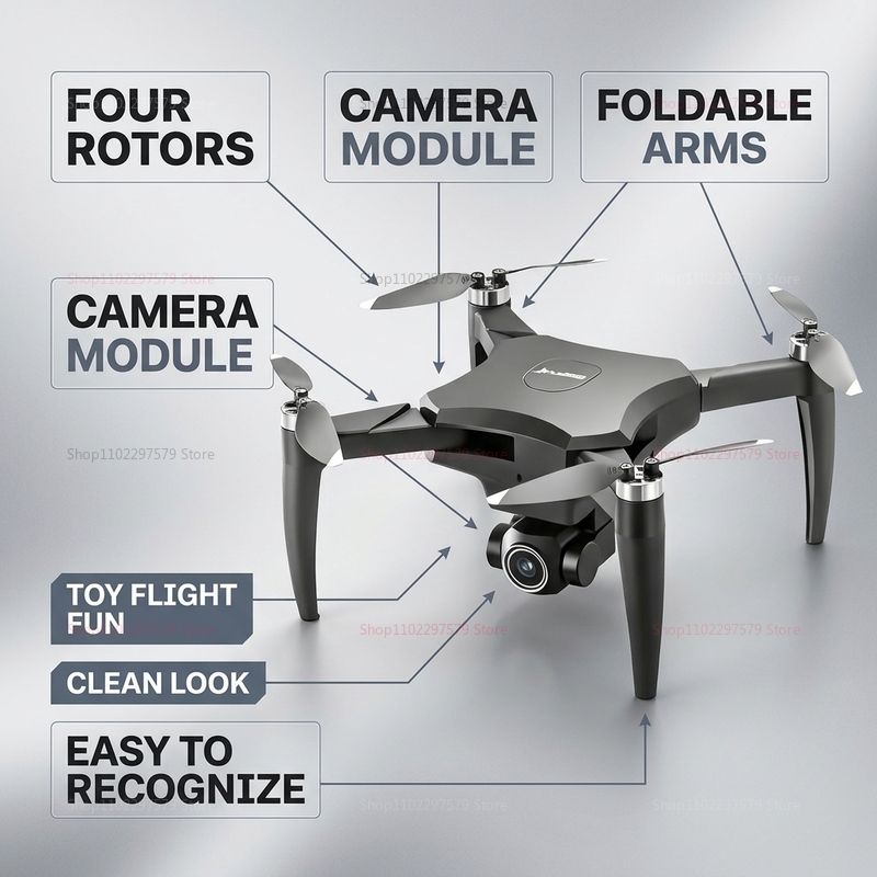Mini Dron YL01 con Cámara 8K P - Fpv Brushless Rc Drone 4K reseña y precio