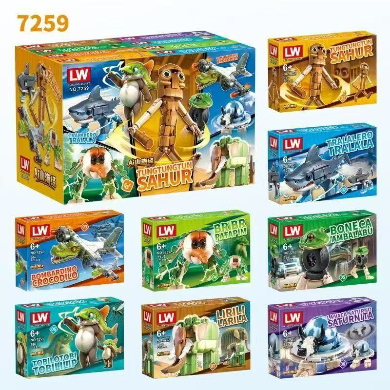 Anime Italian Brainrot Tralale - Anime Action Figure Blind Box reseña y precio
