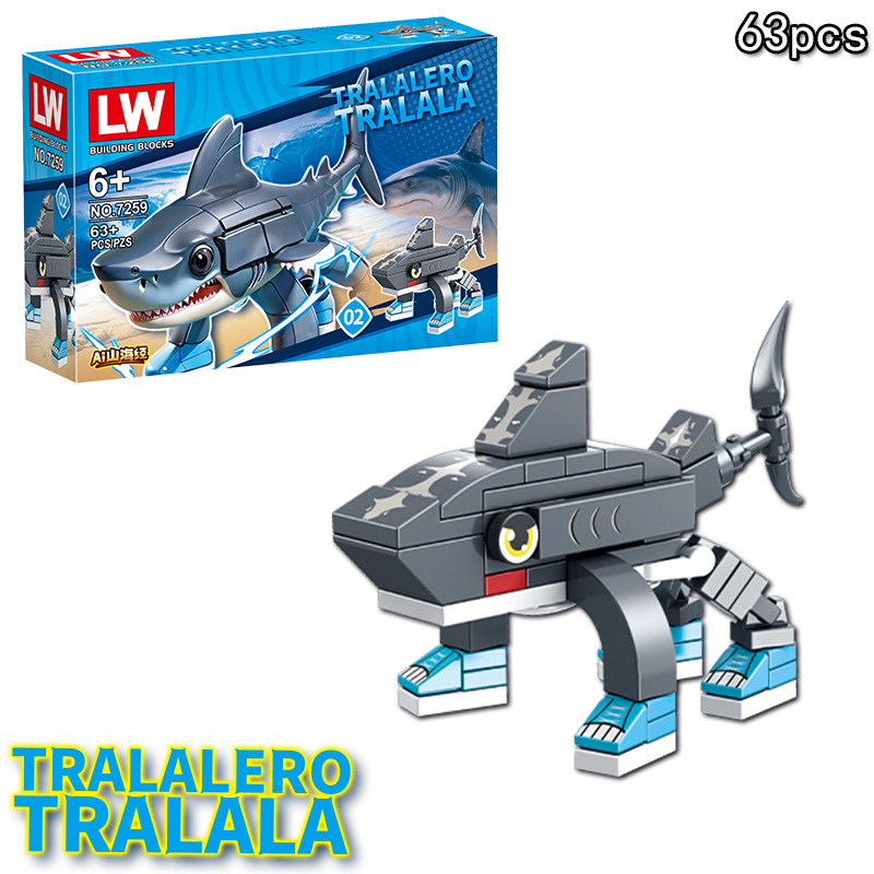 Anime Italian Brainrot Tralale - Anime Action Figure Blind Box reseña y precio