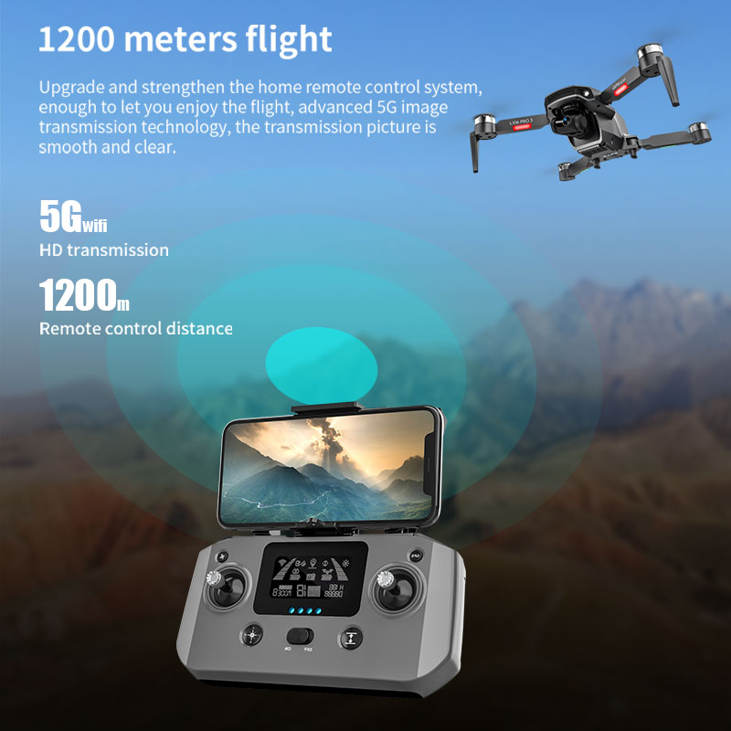 L106 Pro 3 Drone 5G WIFI FPV p - Fpv Brushless Rc Drone 4K reseña y precio