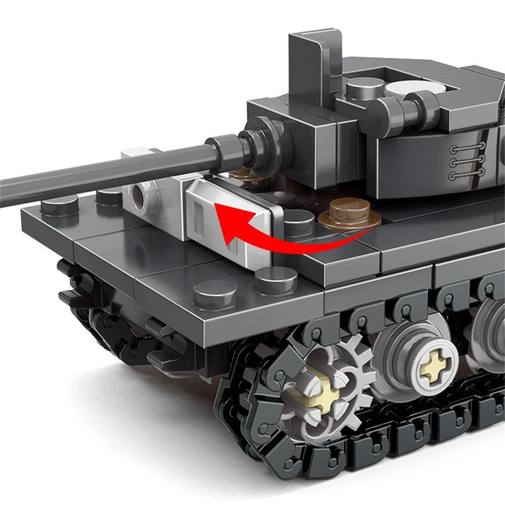 Modelo DIY del Tanque Pesado K - Lego Compatible Military Tank reseña y precio