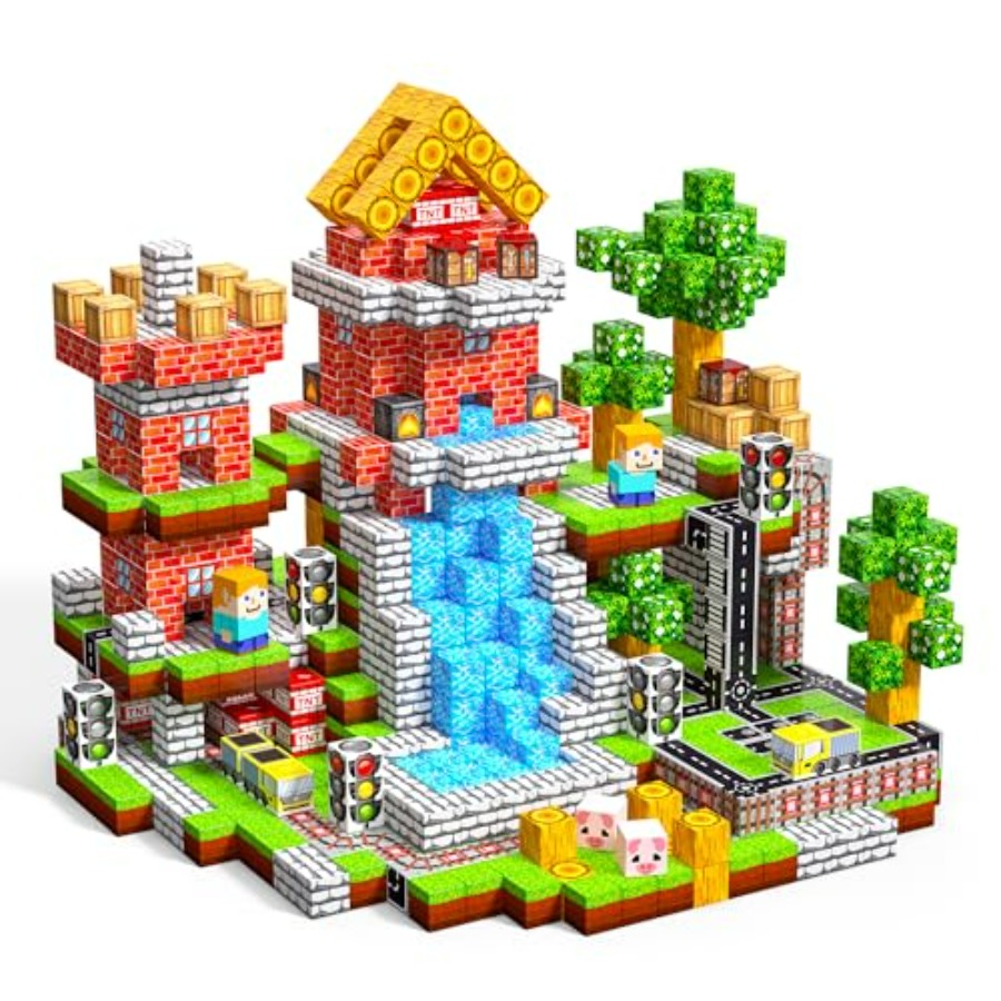 100 Bloques Magnéticos, Juego  - Magnetic Building Tiles Set 100Pcs reseña y precio
