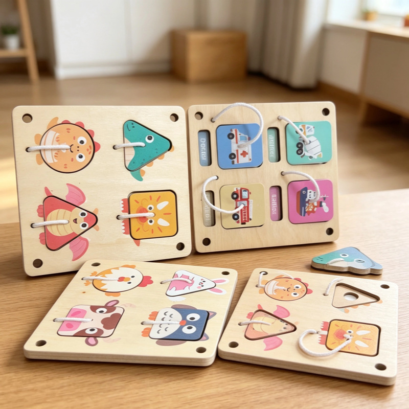 Tablero de Actividades Montess - Montessori Wooden Busy Board Toddler reseña y precio