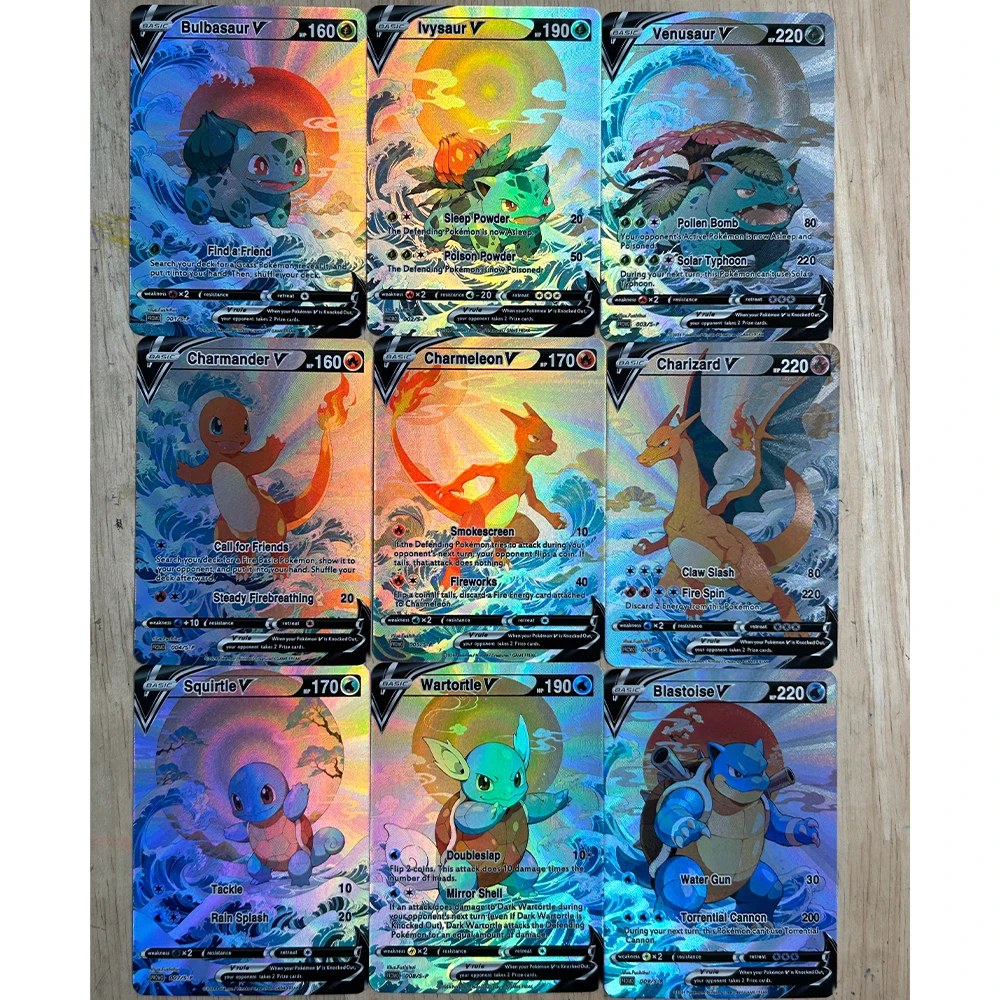 9 unids/set DIY Anime PTCG tar - Board Games reseña y precio