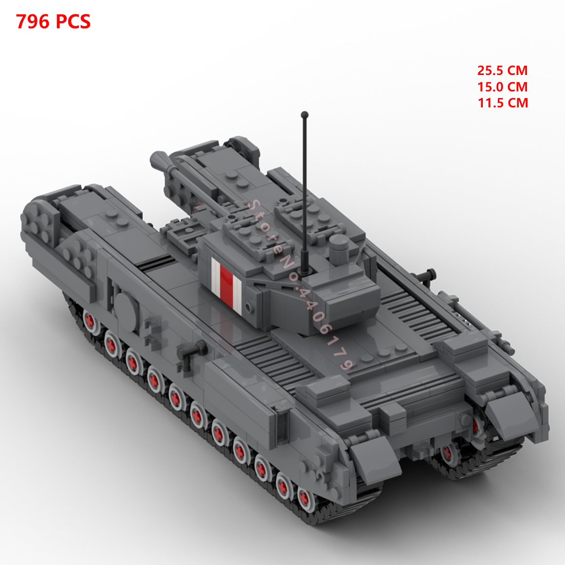 Vehículos de tanque de infante - Lego Compatible Military Tank reseña y precio