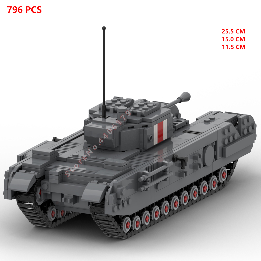 Vehículos de tanque de infante - Lego Compatible Military Tank reseña y precio