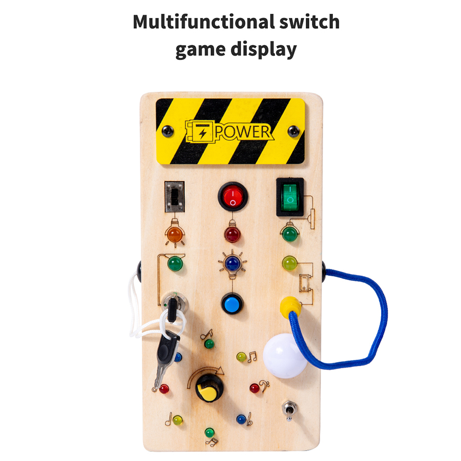 Tablero ocupado Montessori, ju - Montessori Wooden Busy Board Toddler reseña y precio