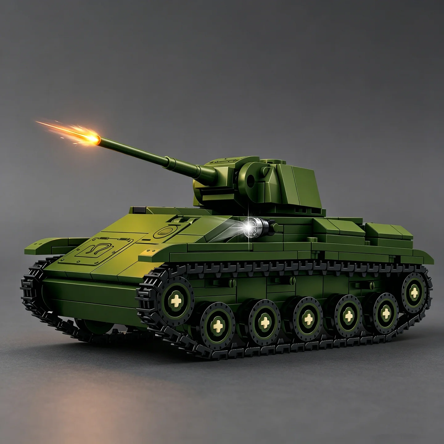 Modelo de Bloques de Construcc - Lego Compatible Military Tank reseña y precio
