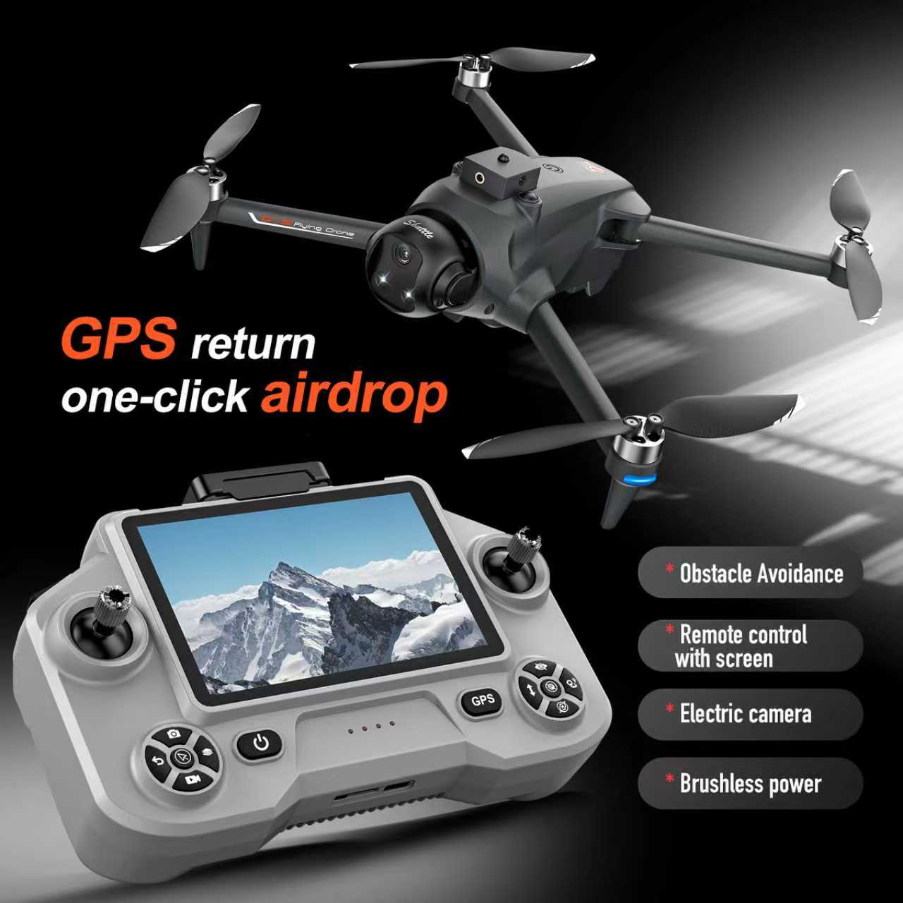 Dron Cuatricóptero FPV GPS YL0 - Fpv Brushless Rc Drone 4K reseña y precio