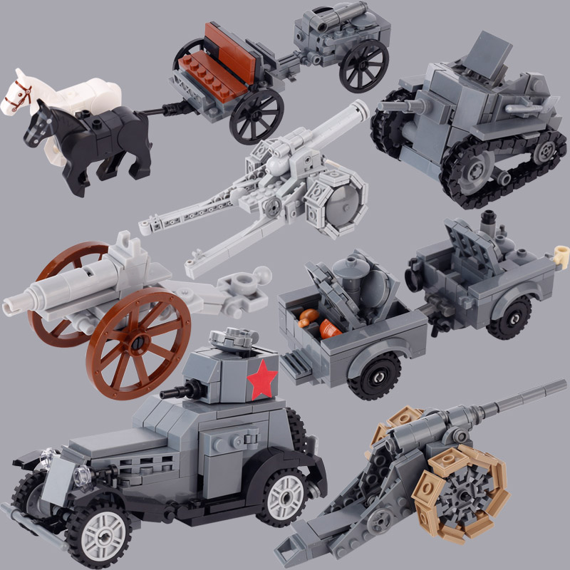 Tanque militar soviético itali - Lego Compatible Military Tank reseña y precio