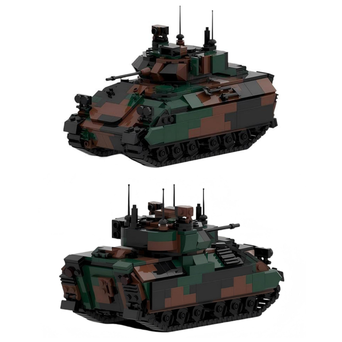 Serie militar MOC, vehículo de - Lego Compatible Military Tank reseña y precio