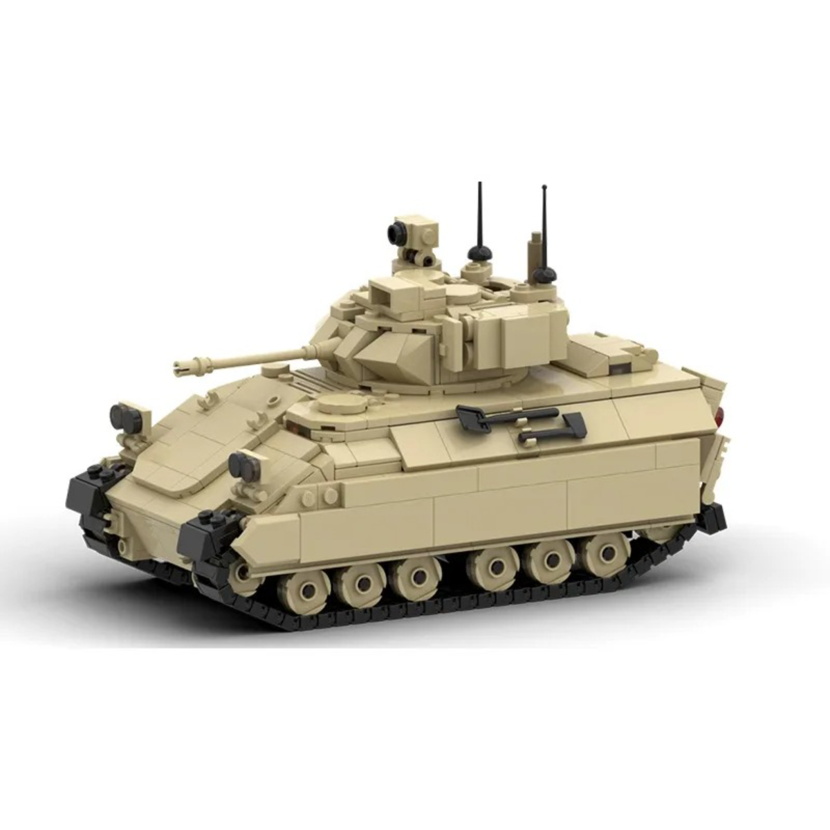 Serie militar MOC, vehículo de - Lego Compatible Military Tank reseña y precio